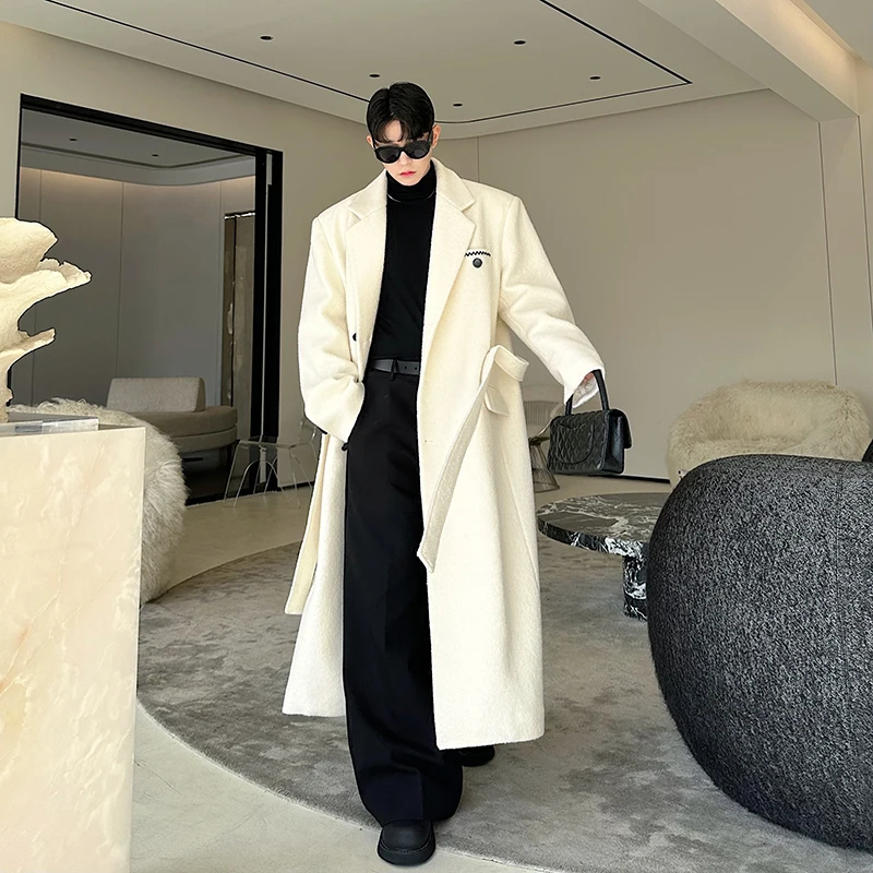 Корейское утепленное шерстяное пальто с вышивкой, мужское, средней длины, выше колена, ветрозащитное, зимняя модная городская верхняя одежда
Корейское утепленное шерстяное пальто с вышивкой, мужское, средней длины, выше колена, ветрозащитное, зимняя модная городская верхняя одежда