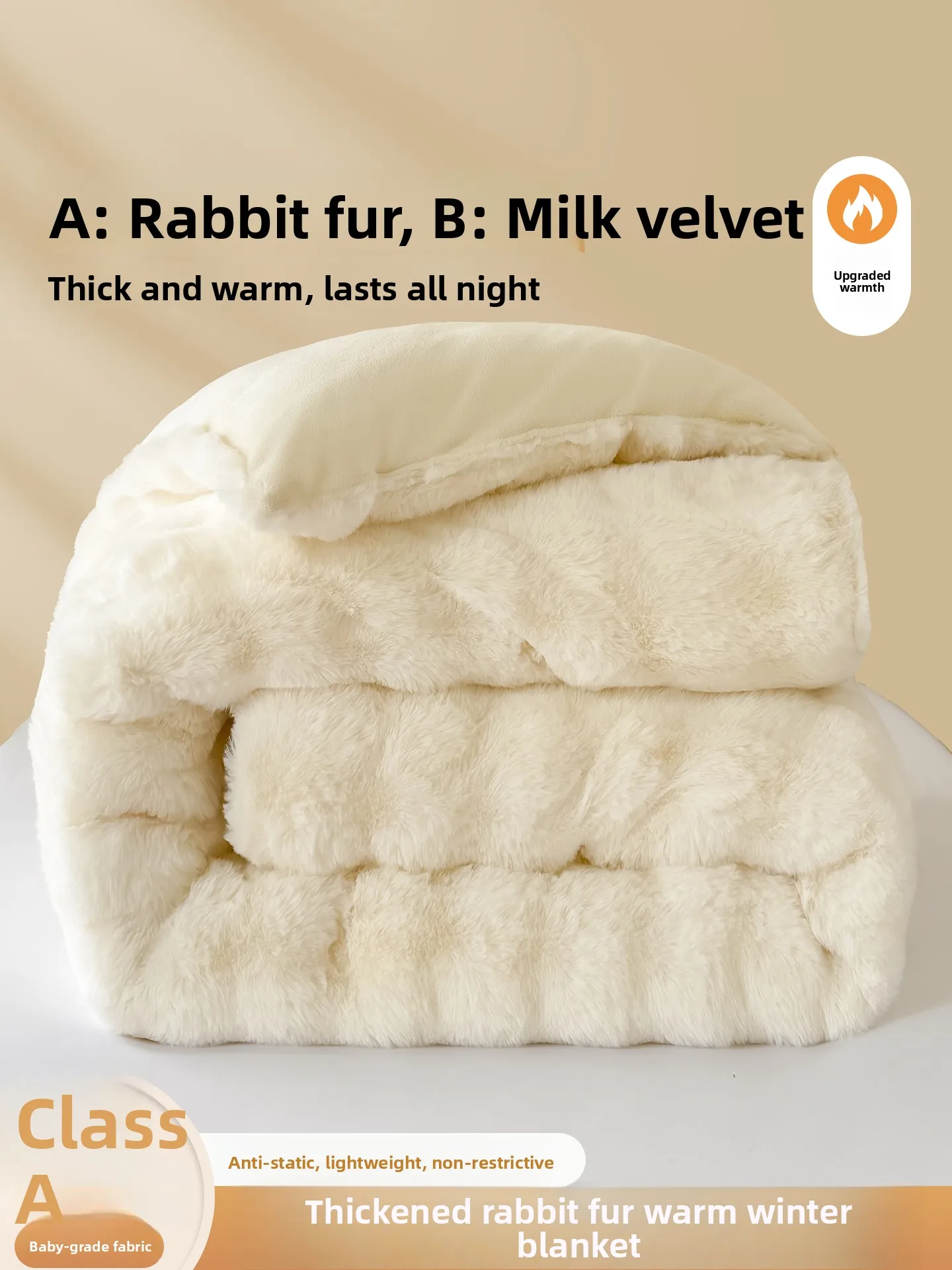Thiened Milk Velvet Rabbit Fur Winter Quilt Warm Coral Velvet Bedding Core Single Double Autumn Winter Cotton Quilt Mattr
Thiened Milk Velvet Rabbit Fur Winter Quilt Warm Coral Velvet Bedding Core Single Double Autumn Winter Cotton Quilt Mattr