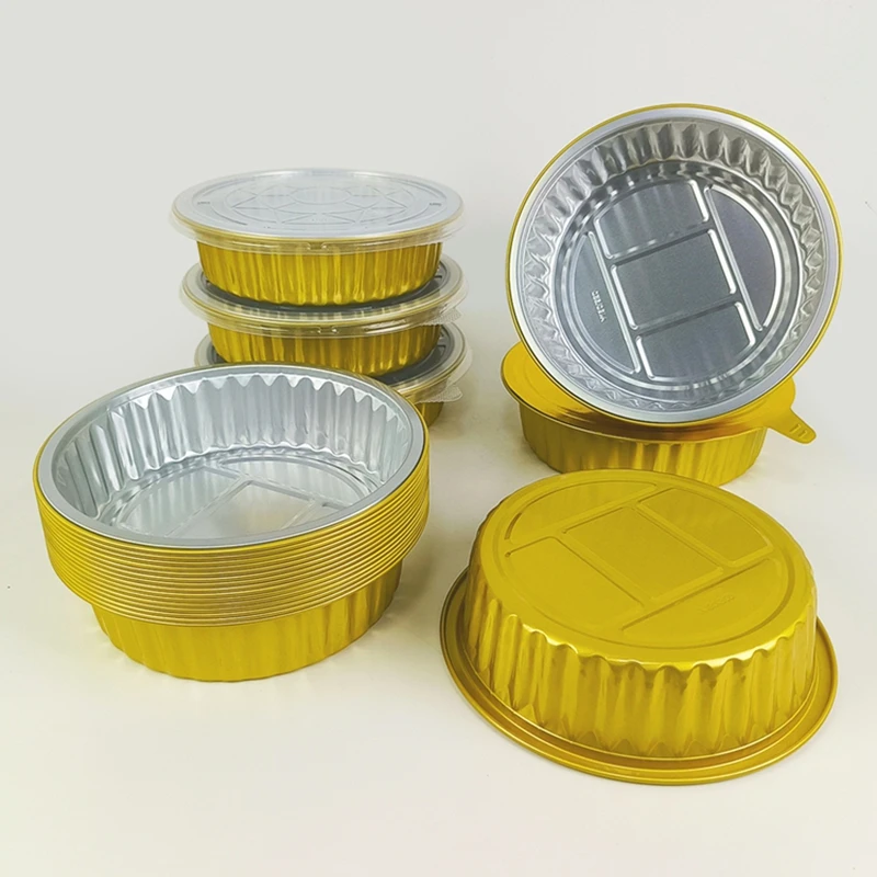 Golden Round Thickened Disposable Foil Container 920ml Baking Oven Air Fryer BBQ Tray Food Takeout Packaging Box 20/50/100pcs
Golden Round Thickened Disposable Foil Container 920ml Baking Oven Air Fryer BBQ Tray Food Takeout Packaging Box 20/50/100pcs