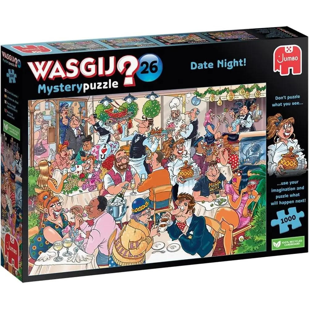 Wasgij Mystery 26, Date Night! - 1000 Piece Jigsaw Puzzles or Adults - un Challenging & Brainteasing Adults Jigsaw Puzzle - Puzz
Wasgij Mystery 26, Date Night! - 1000 Piece Jigsaw Puzzles or Adults - un Challenging & Brainteasing Adults Jigsaw Puzzle - Puzz