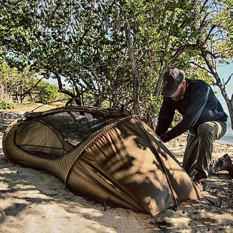 Portable Foldable Camping Tent Travel Waterproof One Person Tent Sleeping Gear Outdoor Hiking Mountaineering Camping Equipment
Portable Foldable Camping Tent Travel Waterproof One Person Tent Sleeping Gear Outdoor Hiking Mountaineering Camping Equipment