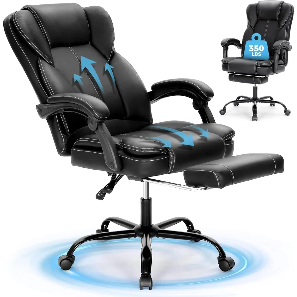 ergonomic high-back office chair with footrest and padded armrests for comfortable swivel seating
ergonomic high-back office chair with footrest and padded armrests for comfortable swivel seating