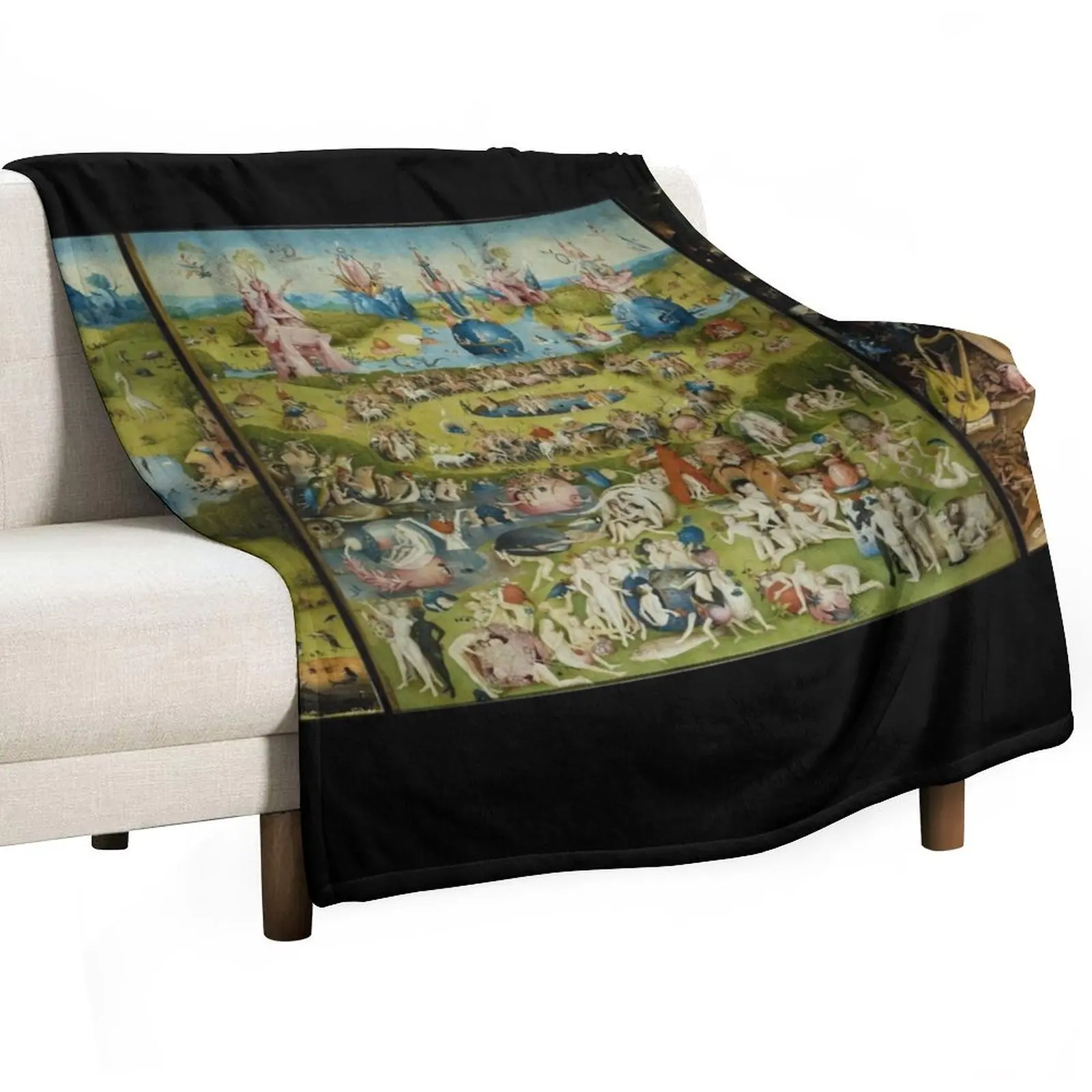 The Garden of Earthly Delights by Hieronymus Bosch (1480-1505) Throw Blanket Compact Warm Blanket for Car Road Trip
The Garden of Earthly Delights by Hieronymus Bosch (1480-1505) Throw Blanket Compact Warm Blanket for Car Road Trip