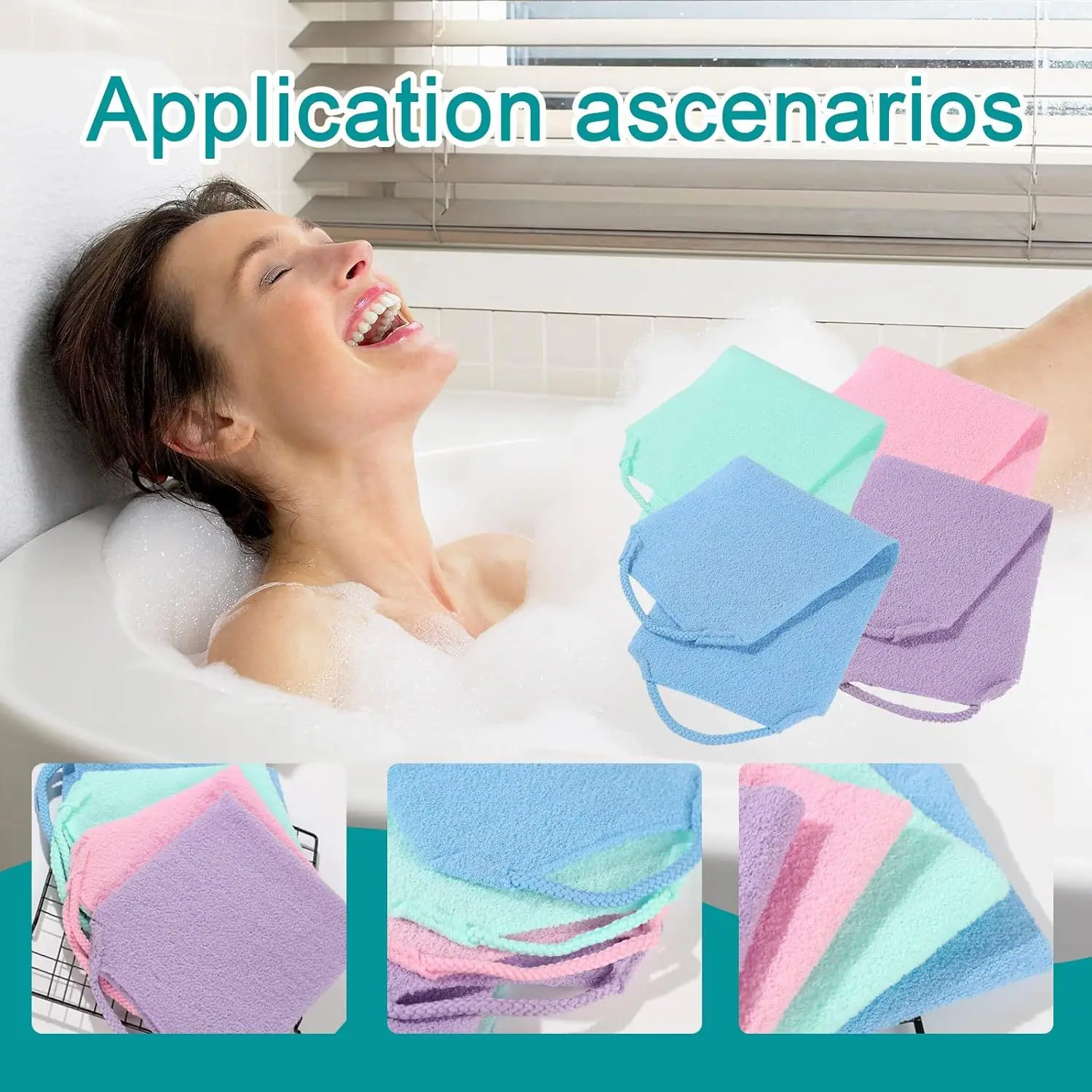 1pc Powerful Exfoliating Scrub Bath Belt Household Bath Towel Long Shower Washcloth Bath Brush Back Scrubber Strap Bathing Tools
1pc Powerful Exfoliating Scrub Bath Belt Household Bath Towel Long Shower Washcloth Bath Brush Back Scrubber Strap Bathing Tools