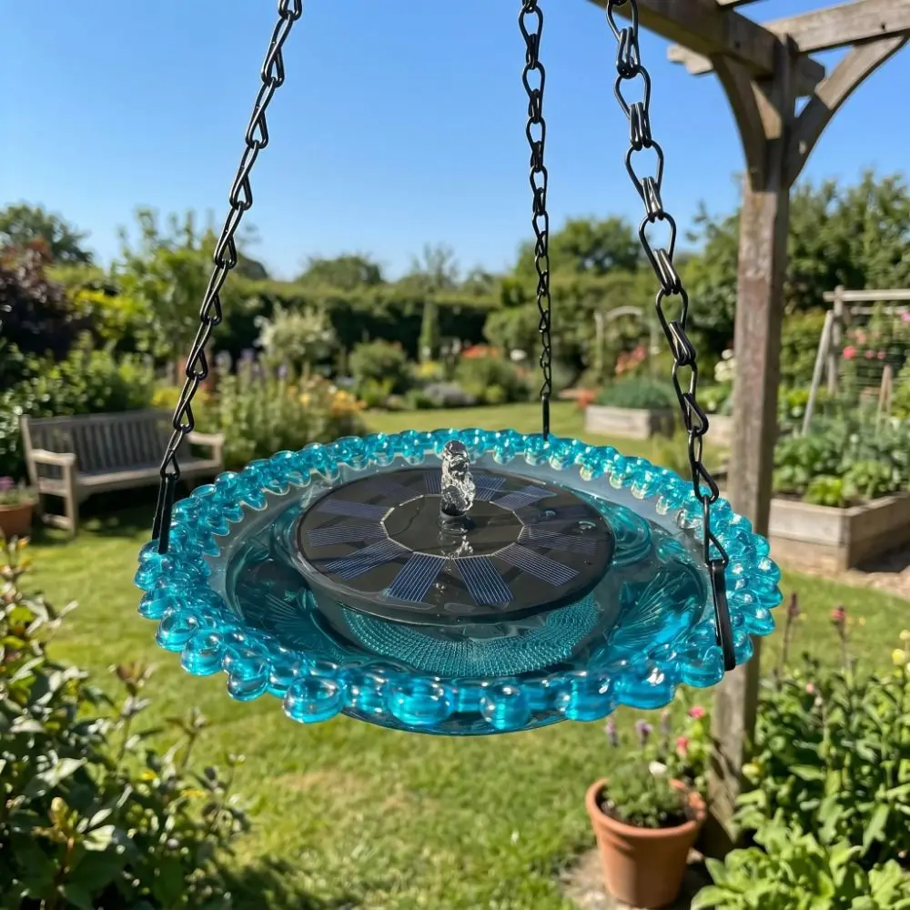 Automatic Solar Fountain Birdbath Waterfall Design Floating Water Feature Solar Bird Bath Plastic Hanging Bird Bath Courtyard
Automatic Solar Fountain Birdbath Waterfall Design Floating Water Feature Solar Bird Bath Plastic Hanging Bird Bath Courtyard