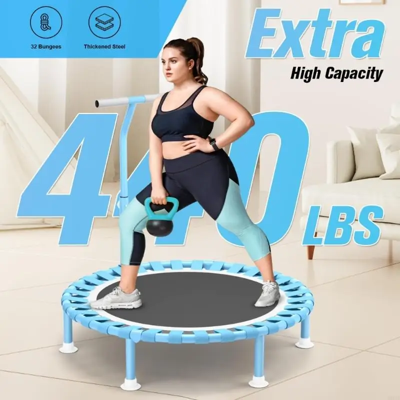 Space Saving Fitness Trampolines with High Elastic Mat Exercise Accessories PP Texture Suitable for Homes Gym Use 69HD
Space Saving Fitness Trampolines with High Elastic Mat Exercise Accessories PP Texture Suitable for Homes Gym Use 69HD