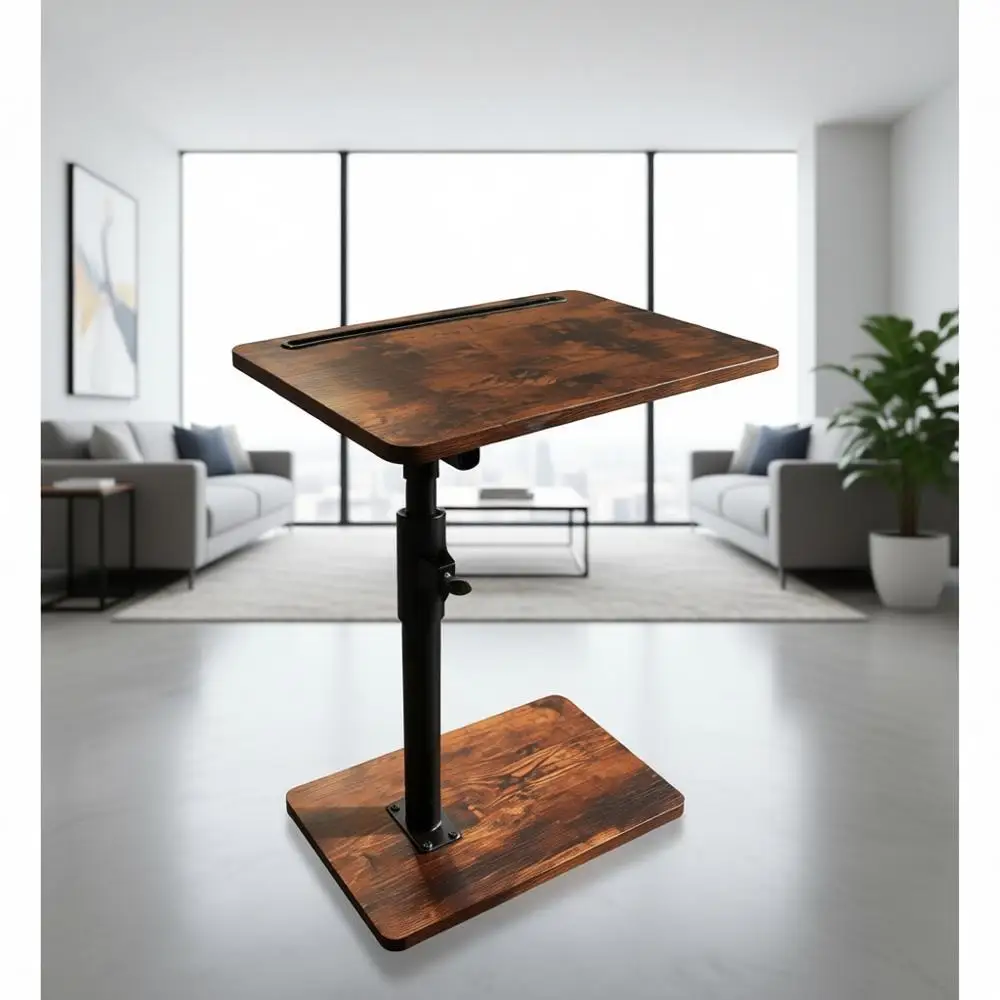 360° Swivel Adjustable Height Armrest Tray Table for Couch, Small Spaces, Snacks, and Tablet Use (Rustic Style)
360° Swivel Adjustable Height Armrest Tray Table for Couch, Small Spaces, Snacks, and Tablet Use (Rustic Style)