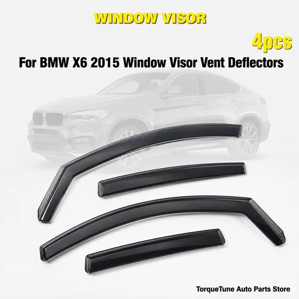 In-Channel Premium Direct Fit Easy Installation Window Visor Wind Deflector For BMW X6 2015 Tape-On Rain Sun Guards
In-Channel Premium Direct Fit Easy Installation Window Visor Wind Deflector For BMW X6 2015 Tape-On Rain Sun Guards