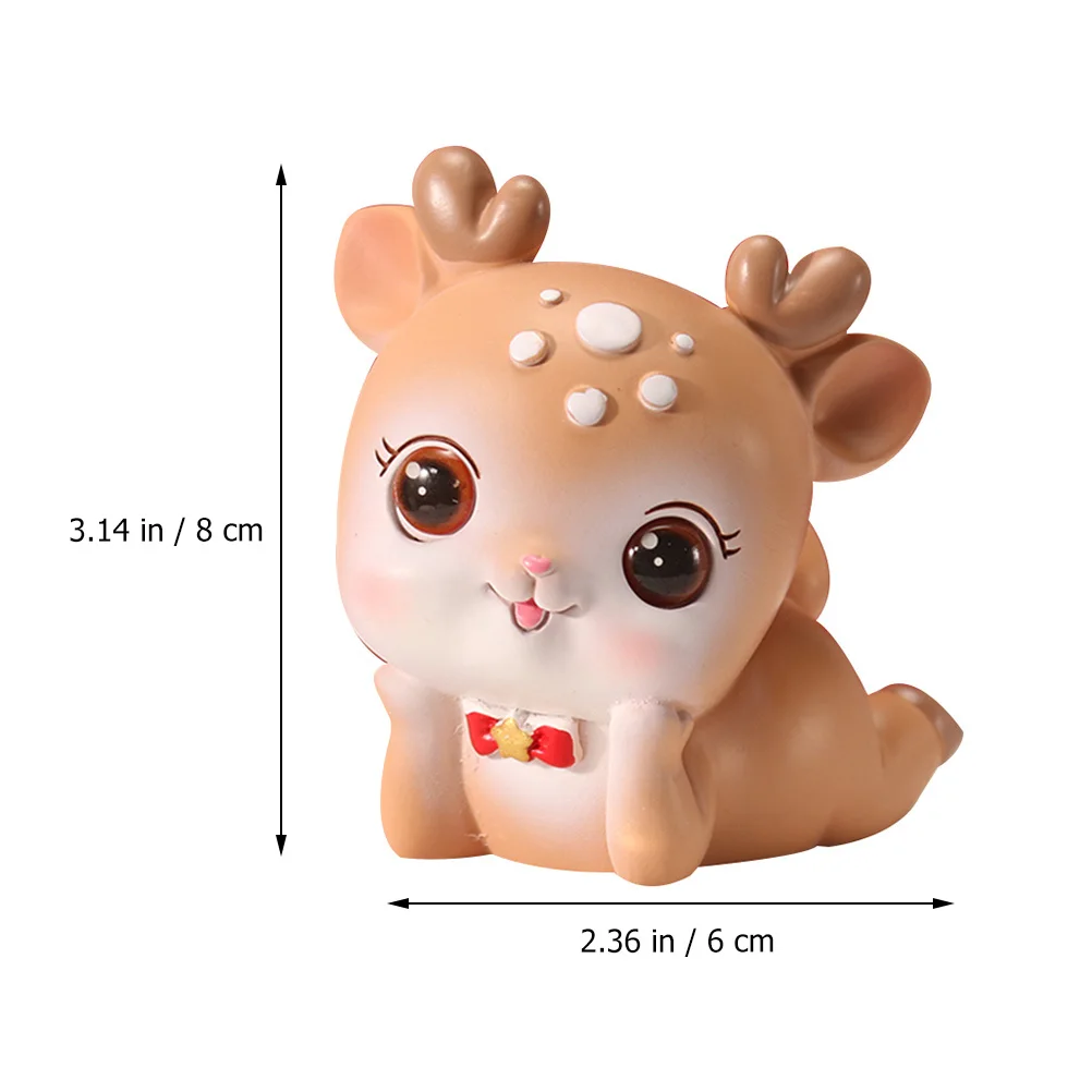 4Pcs Resin Deer nament Home Decor Scratch Resistant Vivid Cartoon Fairy Garden Crafts Mini Desk Statue Sculpture
4Pcs Resin Deer nament Home Decor Scratch Resistant Vivid Cartoon Fairy Garden Crafts Mini Desk Statue Sculpture