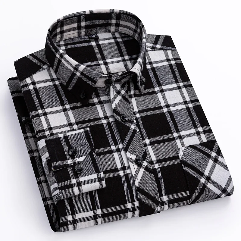 New Plaid shirts for men long sleeve 8XL Casual Fashion 100% Cotton Men Plus Size Shirts Long Sleeve Slim Fit Male Clothing
New Plaid shirts for men long sleeve 8XL Casual Fashion 100% Cotton Men Plus Size Shirts Long Sleeve Slim Fit Male Clothing