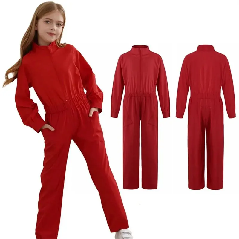 Girls Boys Mechanic Costume Flight Suit Elastic Waist Rompers Long Cargo Pants Jumpsuit Playsuit Flightsuit Carnival Dress Up
Girls Boys Mechanic Costume Flight Suit Elastic Waist Rompers Long Cargo Pants Jumpsuit Playsuit Flightsuit Carnival Dress Up