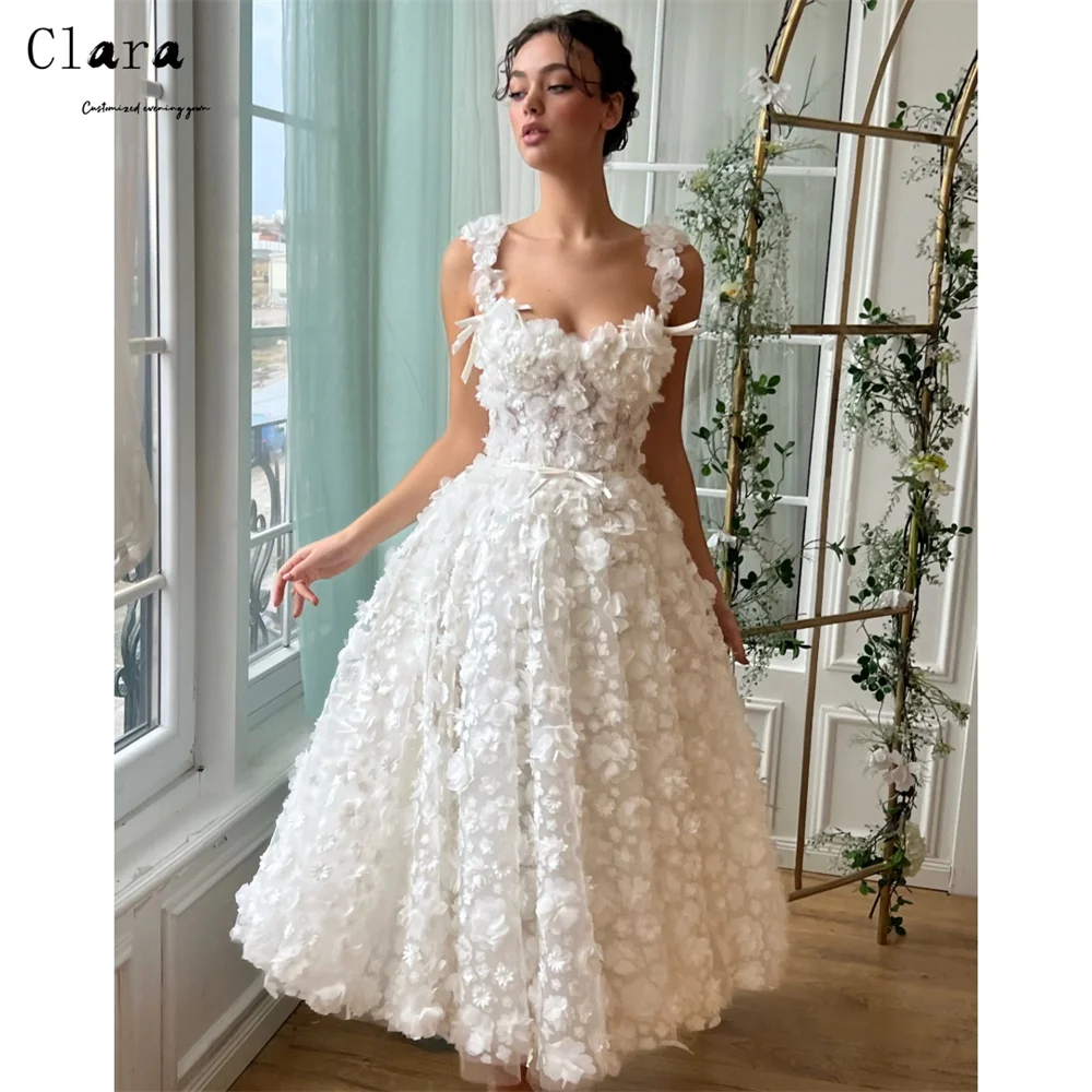 Clara Custom White Flower Sleeveless A Line Luxury Dress 2025 Evening Dresses 2025 Woman Luxury Evening Dress Women's Ball Gown
Clara Custom White Flower Sleeveless A Line Luxury Dress 2025 Evening Dresses 2025 Woman Luxury Evening Dress Women's Ball Gown