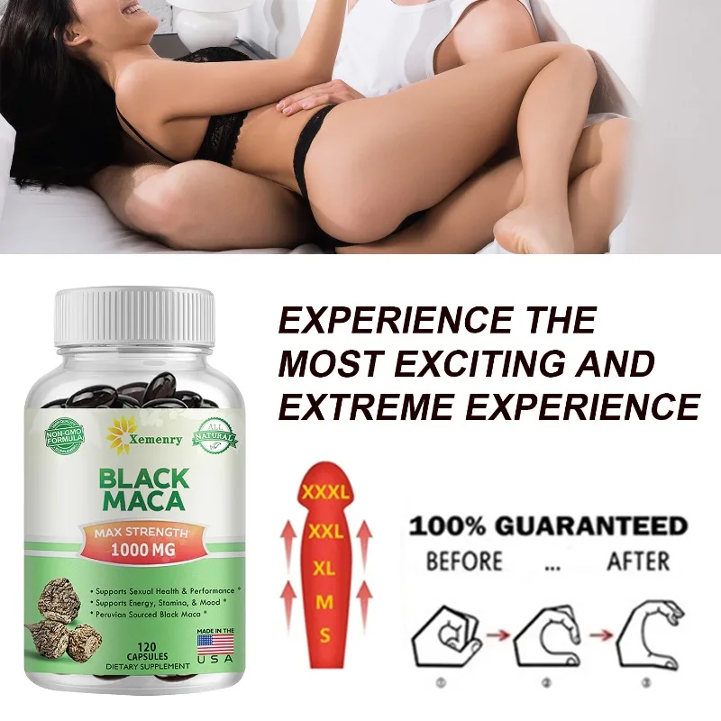 Black Maca Root Supplements - Improves Athletic Performance, Promotes Muscle Recovery, Memory, Non-GMO
Black Maca Root Supplements - Improves Athletic Performance, Promotes Muscle Recovery, Memory, Non-GMO