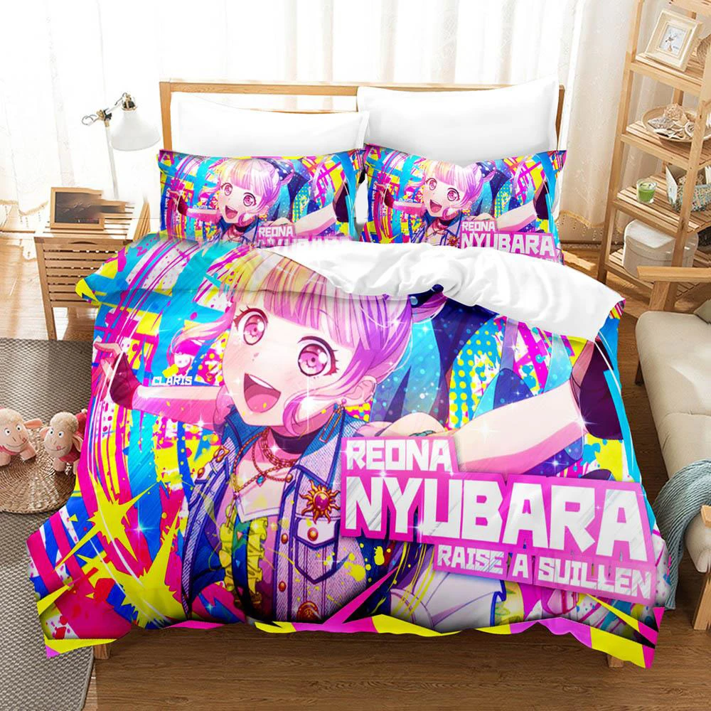 Raise A Suilen Reona Nyubara Bedding Set Boys Girls Twin Queen Size Duvet Cover Pillowcase Bed Kids Adult Home Textileextile
Raise A Suilen Reona Nyubara Bedding Set Boys Girls Twin Queen Size Duvet Cover Pillowcase Bed Kids Adult Home Textileextile