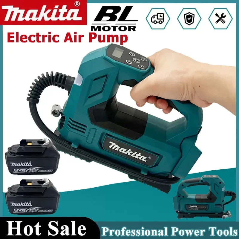 Автоматический беспроводной электрический насос Makita для накачивания шин, портативный воздушный компрессор для автомобиля и мотоцикла
Автоматический беспроводной электрический насос Makita для накачивания шин, портативный воздушный компрессор для автомобиля и мотоцикла