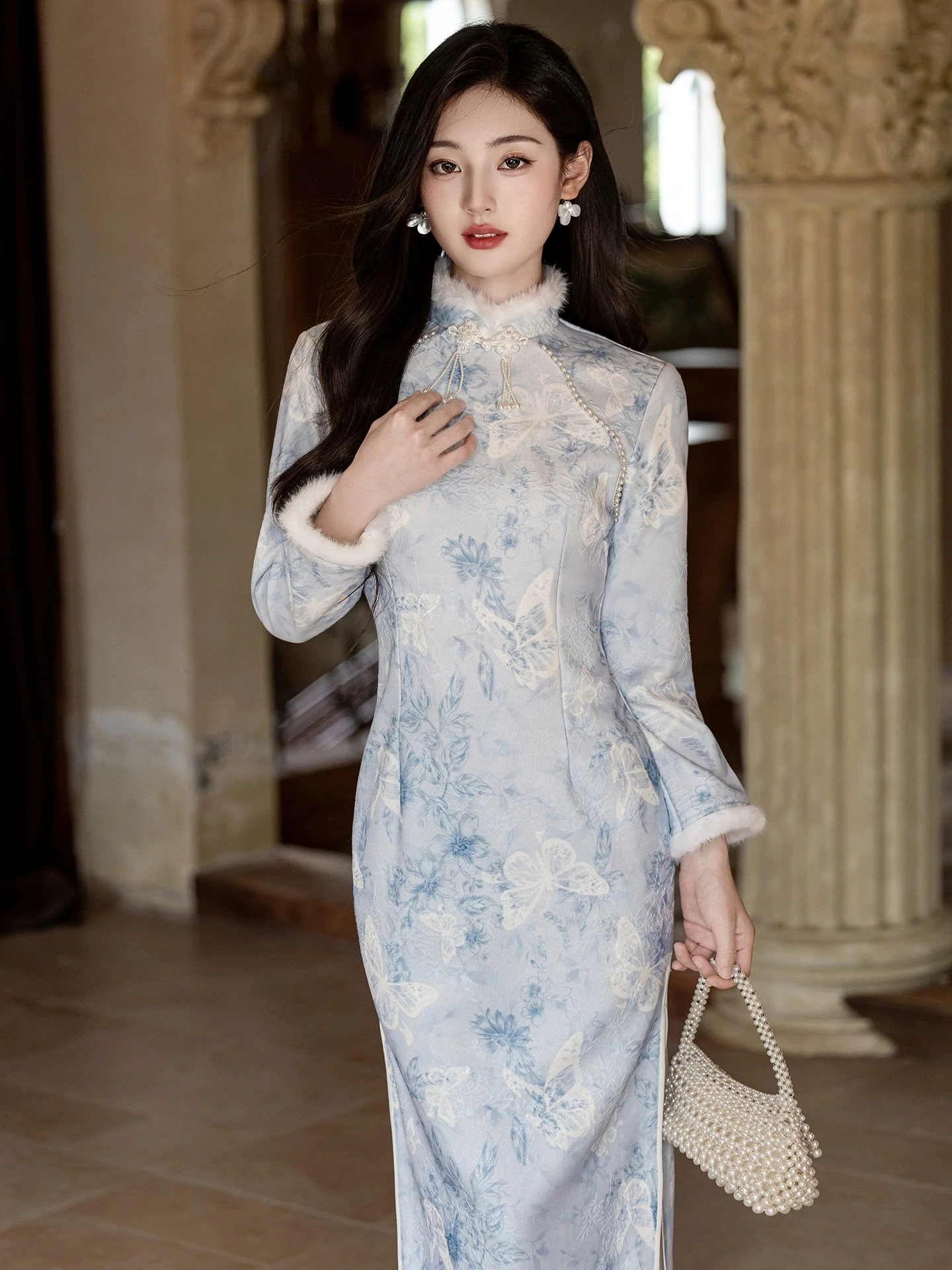 Pink Autumn Winter Thickened Lace Young Style Chinese Style New 2026 High End Elegant Young Women's Flag Robe
Pink Autumn Winter Thickened Lace Young Style Chinese Style New 2026 High End Elegant Young Women's Flag Robe