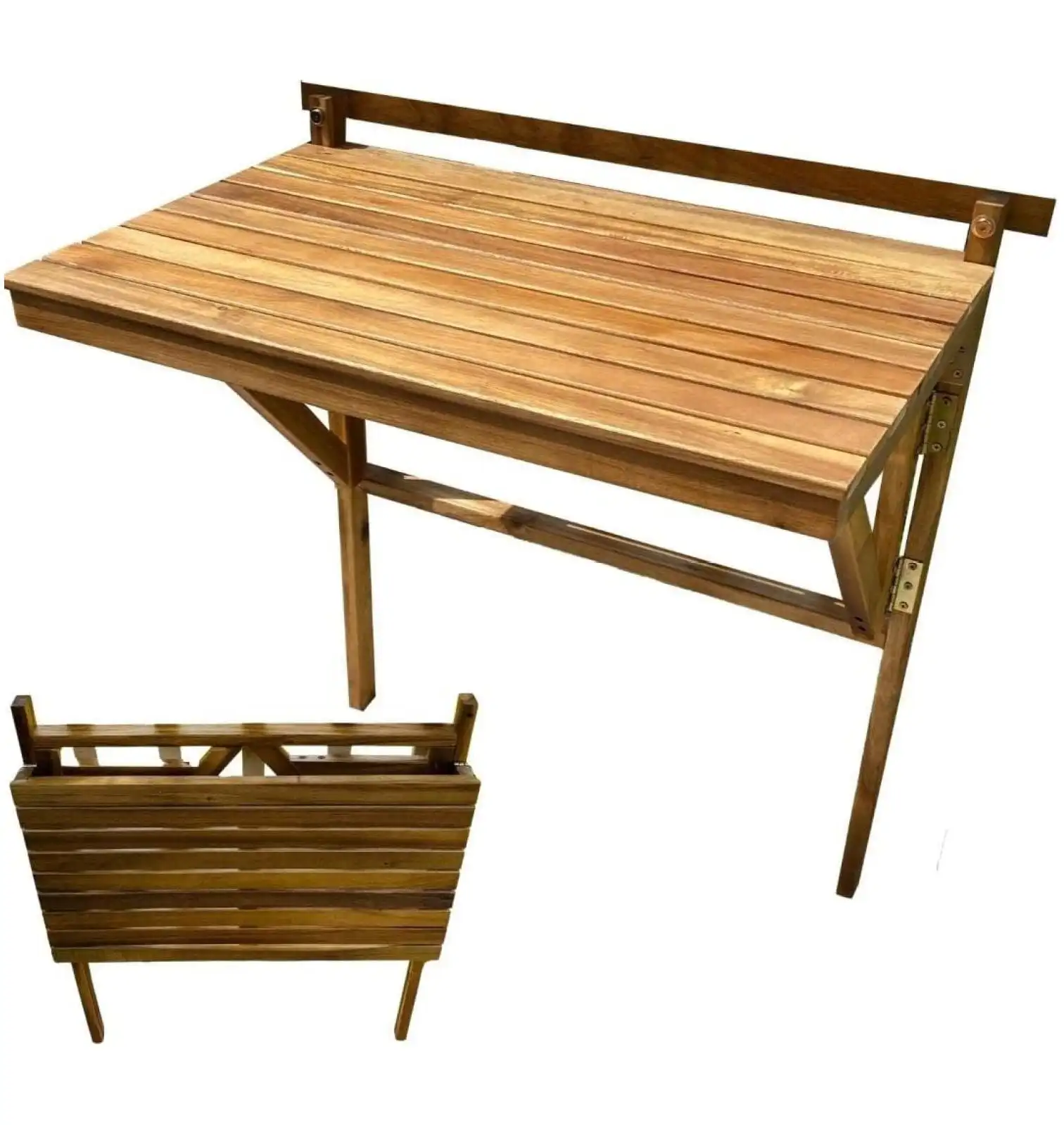 Outdoor Folding Balcony Table, Foldable Acacia Wood Deck Bar, Portable Apartment, Balcony, Railing, & Porch Furniture
Outdoor Folding Balcony Table, Foldable Acacia Wood Deck Bar, Portable Apartment, Balcony, Railing, & Porch Furniture