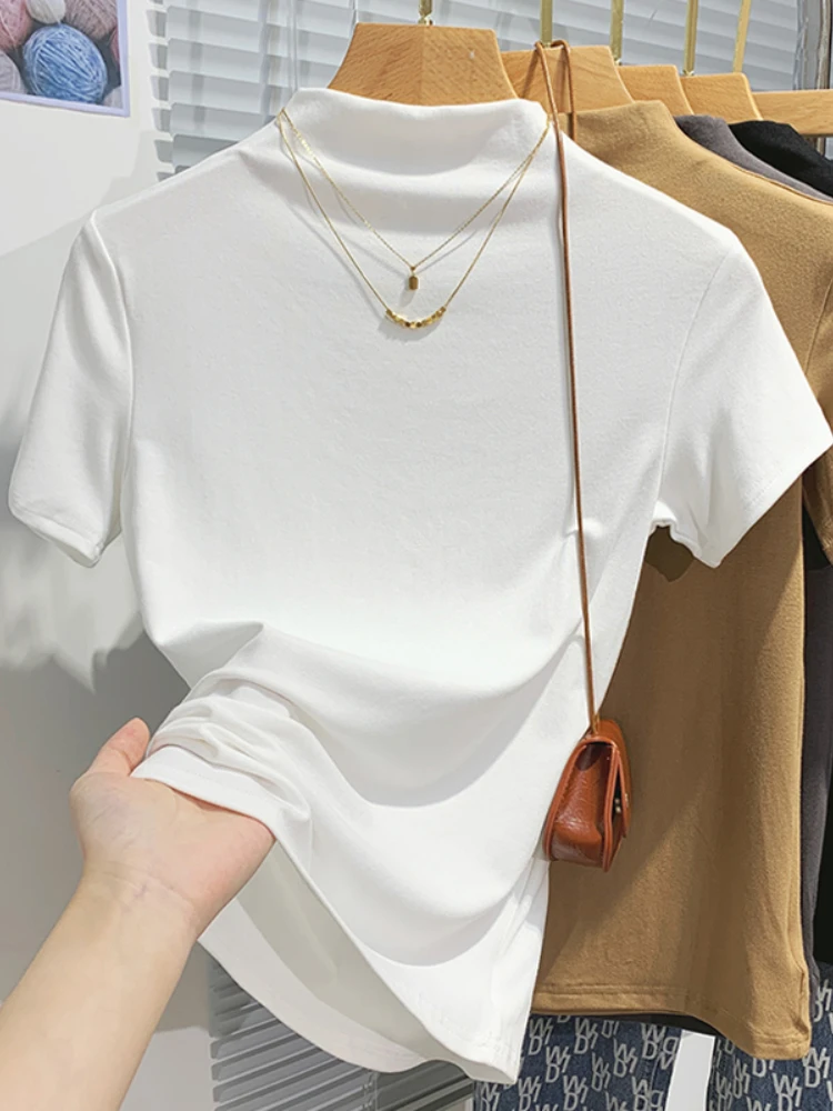 Patchwork Tshirts For Women Korean Fashion Tops Mujer 2025 Spring Summer New Slim Tees Long Sleeve Casual T Shirt Female
Patchwork Tshirts For Women Korean Fashion Tops Mujer 2025 Spring Summer New Slim Tees Long Sleeve Casual T Shirt Female