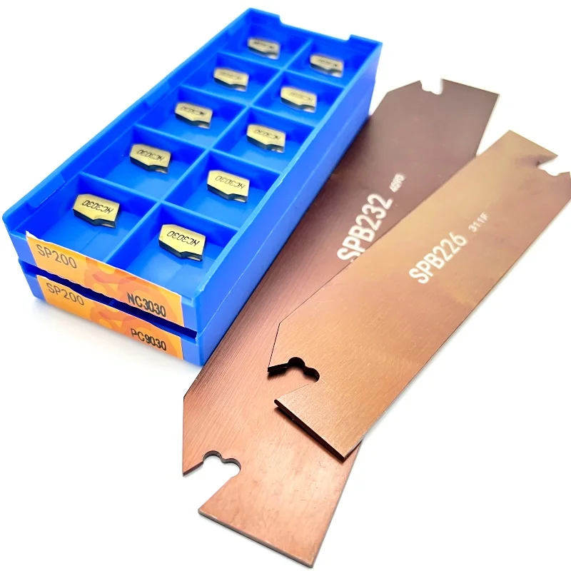 1PC SPB226 SPB232 Blade and 10pcs SP200 NC3020 NC3030 PC9030 Insert Slotting and Cutting blades SPB26-2 Lathe Tool Holder Set
1PC SPB226 SPB232 Blade and 10pcs SP200 NC3020 NC3030 PC9030 Insert Slotting and Cutting blades SPB26-2 Lathe Tool Holder Set
