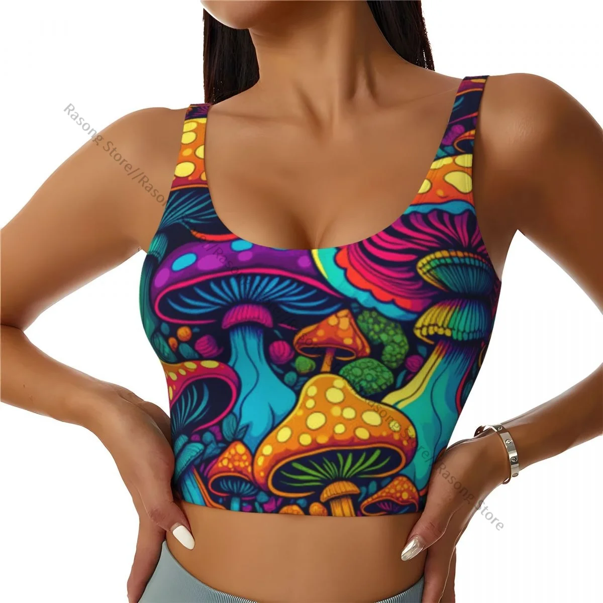 Sports Bra Women Running Yoga Clothes Vest Psychedelic Mushrooms Pattern Gathering Fitness Vest
Sports Bra Women Running Yoga Clothes Vest Psychedelic Mushrooms Pattern Gathering Fitness Vest