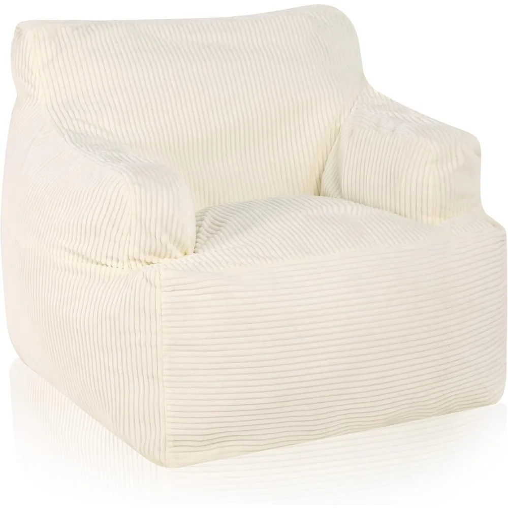 Giant Bean Bag Chair - Comfy Lazy Sofa with Armrests for Bedroom and Living Room, Adult-Sized Lounge Sofa with Corduroy Fabric,
Giant Bean Bag Chair - Comfy Lazy Sofa with Armrests for Bedroom and Living Room, Adult-Sized Lounge Sofa with Corduroy Fabric,