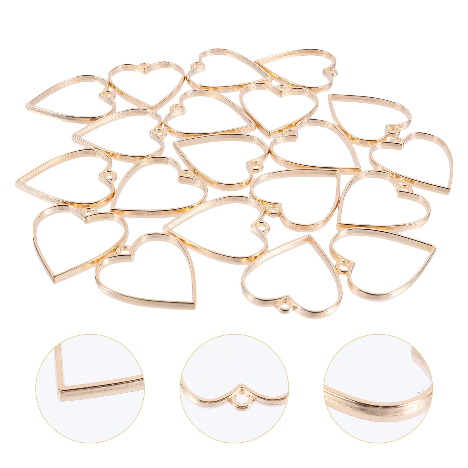 20 Pcs Heart Pendant Border Alloy Pendants Decorative DIY Necklace Handicraft Shaped Jewelry Supplies Gold Filled Earrings
20 Pcs Heart Pendant Border Alloy Pendants Decorative DIY Necklace Handicraft Shaped Jewelry Supplies Gold Filled Earrings