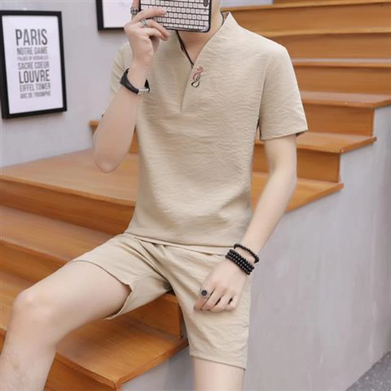 Men's Clothing No Logo Top Stylish Shorts Sets High Quality T Shirt Man Elastic Fashion Stretch Sports Suits Baggy 5xl Tracksuit
Men's Clothing No Logo Top Stylish Shorts Sets High Quality T Shirt Man Elastic Fashion Stretch Sports Suits Baggy 5xl Tracksuit