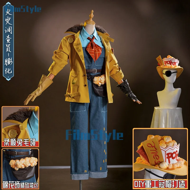 Identity Ⅴ Florian Brand Cosplay Costume Fire Investigator Expanded Uniform Halloween Carnival Party Christmas Play Role
Identity Ⅴ Florian Brand Cosplay Costume Fire Investigator Expanded Uniform Halloween Carnival Party Christmas Play Role