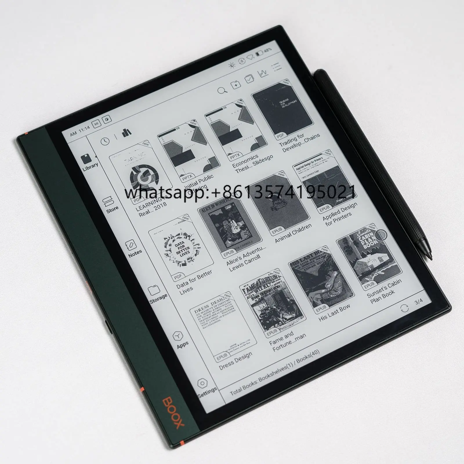 BOOX Note Air2 Plus 10.3" E-Book Tablet Android 11 Luz Frontal 64GB G-Sensor WiFi BT OTG
BOOX Note Air2 Plus 10.3" E-Book Tablet Android 11 Luz Frontal 64GB G-Sensor WiFi BT OTG