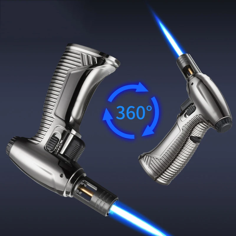 High Firepower High-temperature Welding Gun Lighter, Metal Windproof Jet Flame Inflatable Outdoor Camping Kitchen Lighter
High Firepower High-temperature Welding Gun Lighter, Metal Windproof Jet Flame Inflatable Outdoor Camping Kitchen Lighter