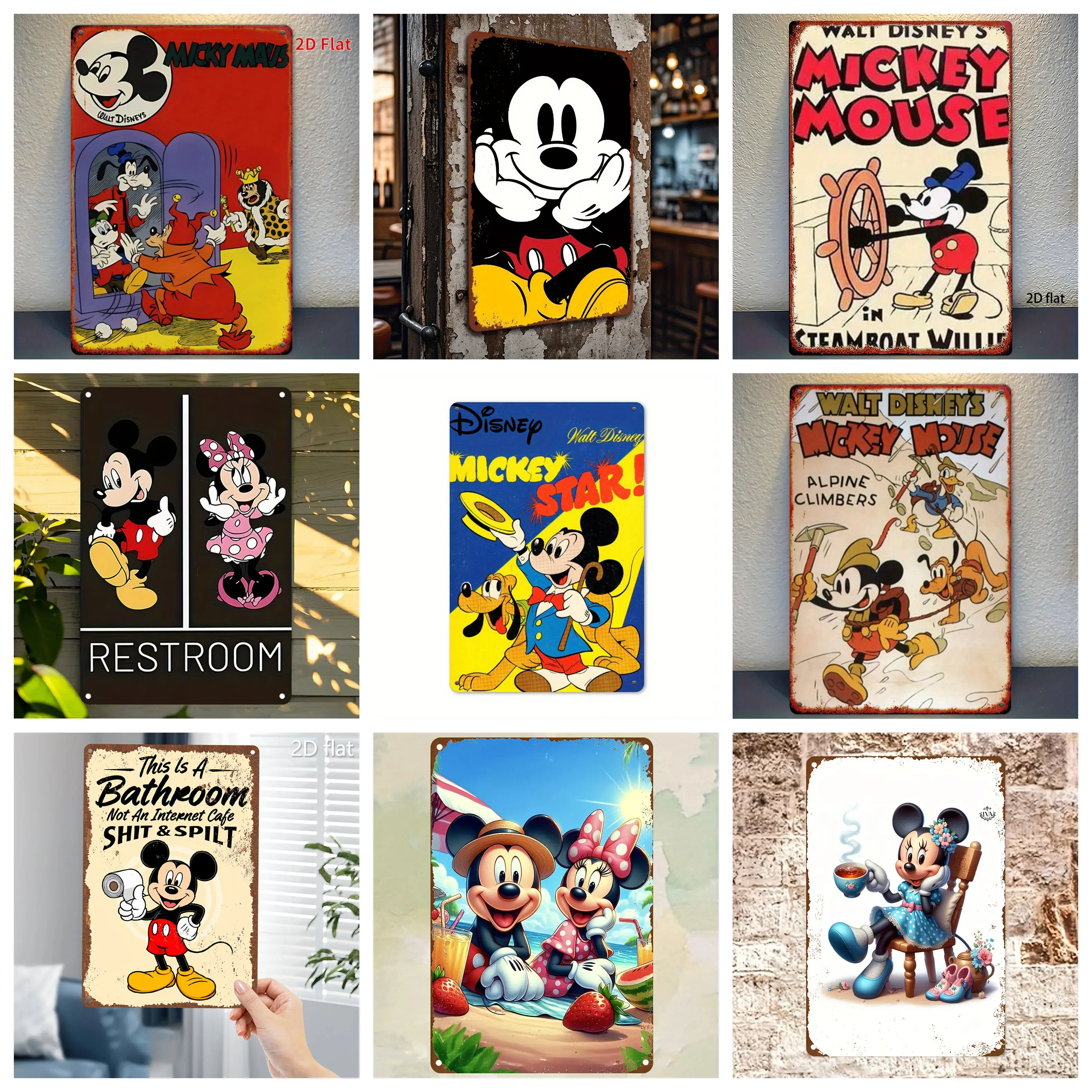Miniso Disney Classics Nostalgic Retro Vintage Tin Sign Poster Decorative Plaque Metal Plate Wall Decor
Miniso Disney Classics Nostalgic Retro Vintage Tin Sign Poster Decorative Plaque Metal Plate Wall Decor