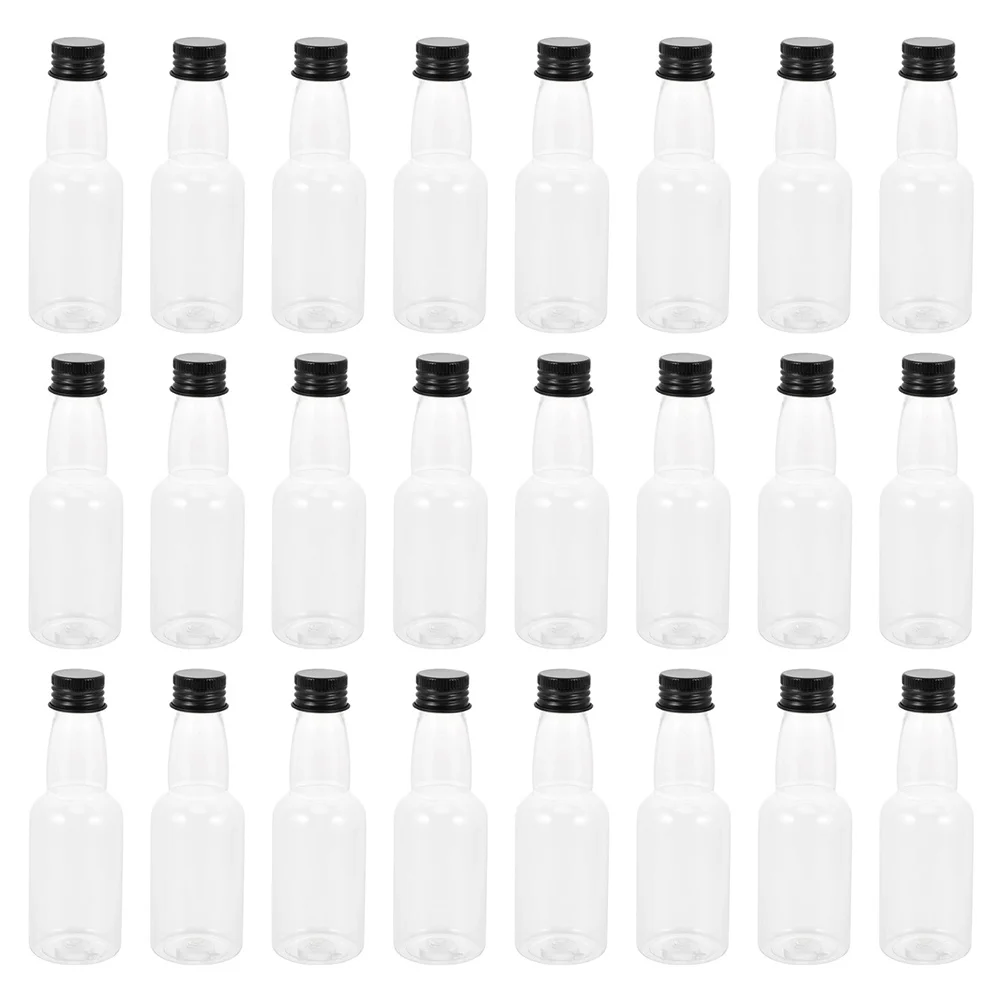 50Pcs Reusable Plastic Small Bottles Transparent Mini Wine Bottles for Travel Camp Juice Liquor Beverage Storage
50Pcs Reusable Plastic Small Bottles Transparent Mini Wine Bottles for Travel Camp Juice Liquor Beverage Storage