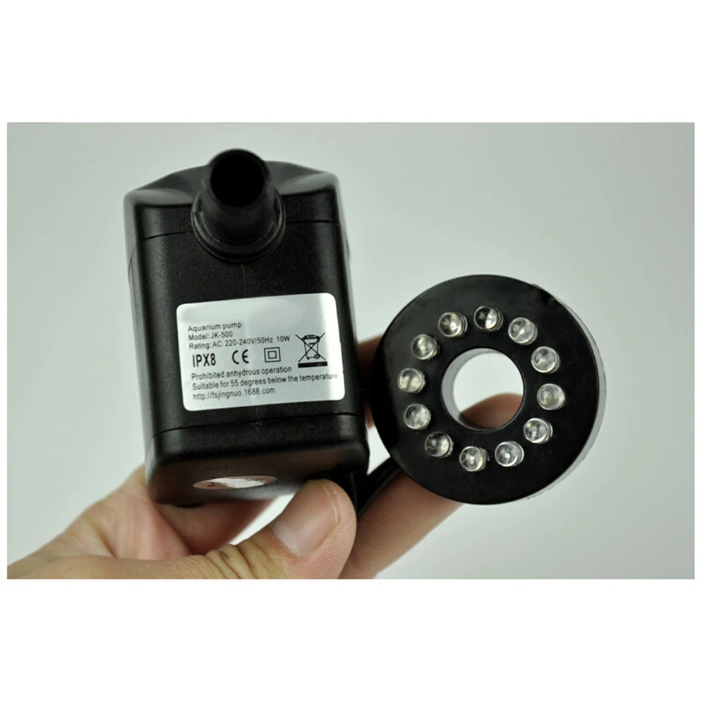 25 W Circulating Pump Submersible Water Fountain Pumps Pond High Quality Adjustable Flow Rate LED Light Fish Tank Hydroponic
25 W Circulating Pump Submersible Water Fountain Pumps Pond High Quality Adjustable Flow Rate LED Light Fish Tank Hydroponic