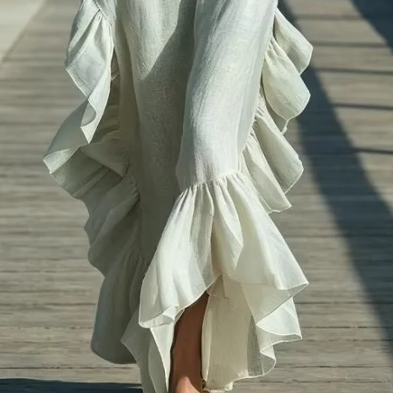 Women's Ankle Length Dress Sleeveless Elegant Swing Dress Crew Neck Beach Dress for Office Party Cocktail Beach Wear
Women's Ankle Length Dress Sleeveless Elegant Swing Dress Crew Neck Beach Dress for Office Party Cocktail Beach Wear