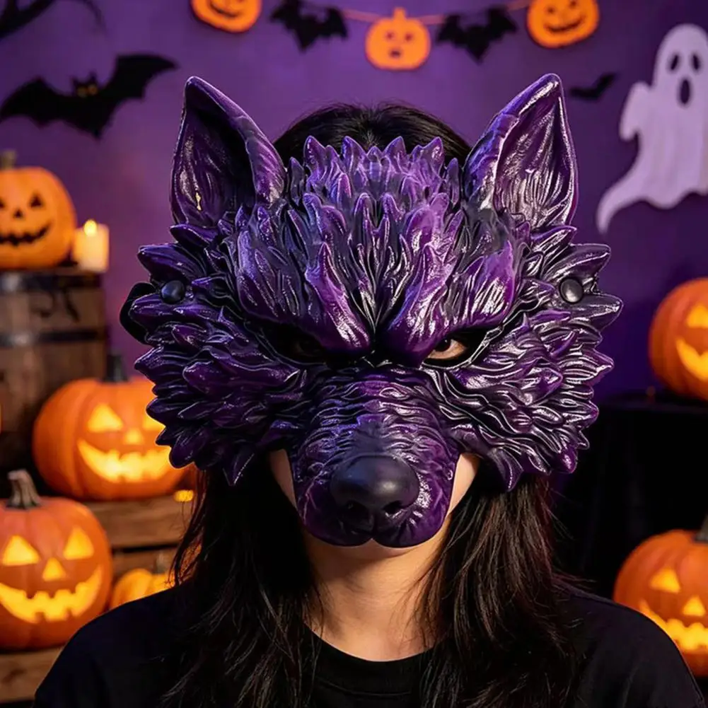 Realistic Wolf Mask for Halloween Breathable Latex Werewolf Headpiece Halloween Wolf Mask for Adults Embossed Werewolf Face Mask
Realistic Wolf Mask for Halloween Breathable Latex Werewolf Headpiece Halloween Wolf Mask for Adults Embossed Werewolf Face Mask