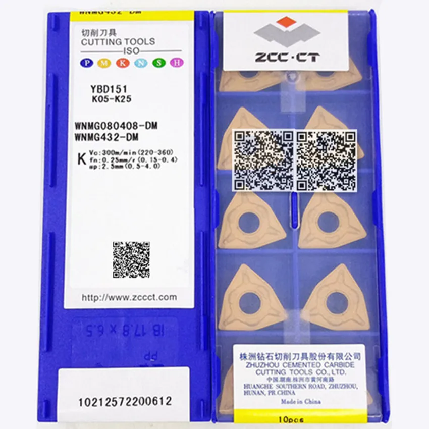 WNMG080404-DM YBC151/WNMG080408-DM YBC151/WNMG080404-DM YBD151/WNMG080408-DM YBD151 ZCC.CT CNC carbide inserts 10pcs/box
WNMG080404-DM YBC151/WNMG080408-DM YBC151/WNMG080404-DM YBD151/WNMG080408-DM YBD151 ZCC.CT CNC carbide inserts 10pcs/box