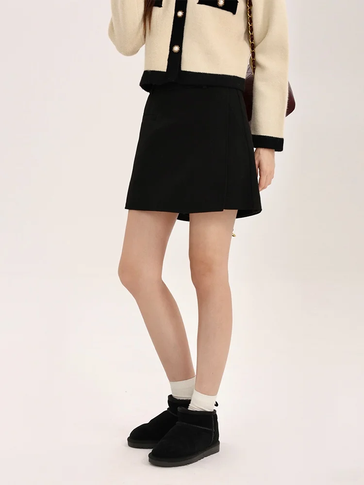 Bla Asymmetrical ort Skirt Women's Faion Casual High Waist A-Line f Body Skirt Slimming Versatile Winter New Arrival
Bla Asymmetrical ort Skirt Women's Faion Casual High Waist A-Line f Body Skirt Slimming Versatile Winter New Arrival