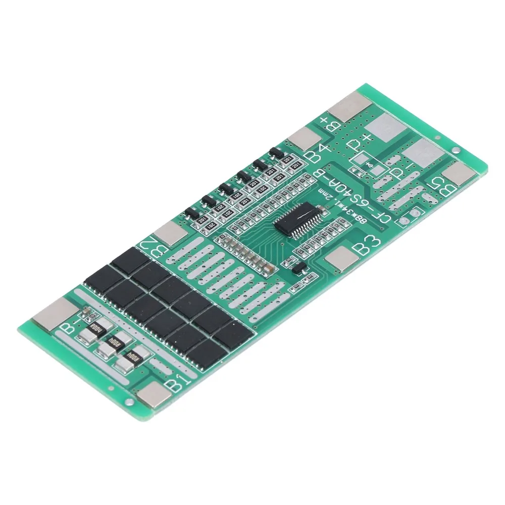 24V Lithium Battery Protection Board 6S 40A 6S 40A Protection Board With Balance BMS Battery Cell Protection Board
24V Lithium Battery Protection Board 6S 40A 6S 40A Protection Board With Balance BMS Battery Cell Protection Board