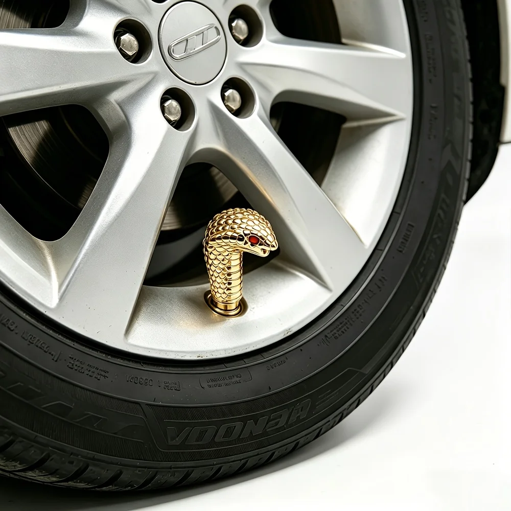 4Pcs Snake Head Tire Valve Caps Waterproof Universal Wheel Valve Covers For Car Motorcycle Bike Truck
4Pcs Snake Head Tire Valve Caps Waterproof Universal Wheel Valve Covers For Car Motorcycle Bike Truck