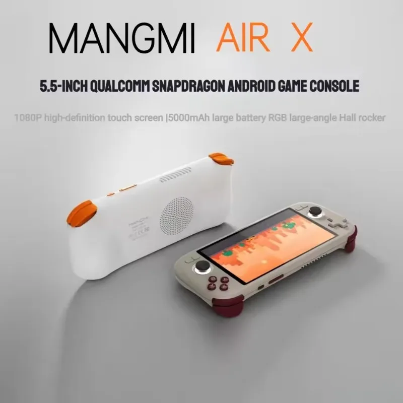 Игровая консоль MANGMI AIR X Snapdragon 662, Android, Wi-Fi, 5,5-дюймовый экран, RGB-джойстик, линейный триггер, портативные игровые консоли
Игровая консоль MANGMI AIR X Snapdragon 662, Android, Wi-Fi, 5,5-дюймовый экран, RGB-джойстик, линейный триггер, портативные игровые консоли