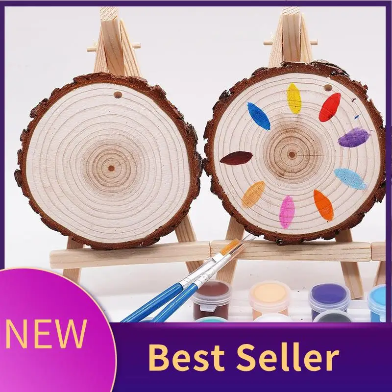 ABHI-30Piece Natural Rounds Unfinished Wooden Circles Wood Ornaments Craft Supplies Wood Slices 3.5-4.0 Inch DIY And Painting
ABHI-30Piece Natural Rounds Unfinished Wooden Circles Wood Ornaments Craft Supplies Wood Slices 3.5-4.0 Inch DIY And Painting