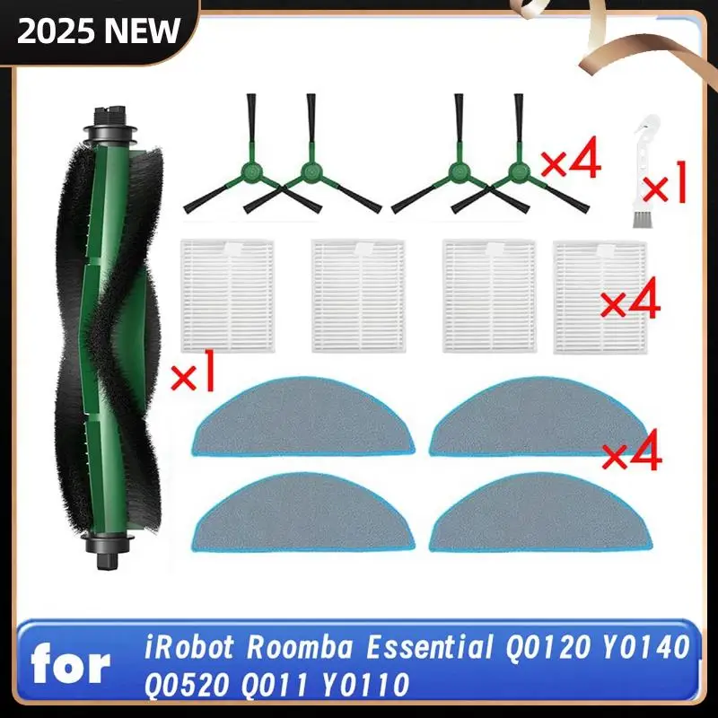 AMETAL для Irobot Roomba Essential Q0120 Y0140 Q0520 Q011 Y0110, аксессуары для подметальных машин, основная боковая щетка, HEPA-фильтр, накладка для швабры
AMETAL для Irobot Roomba Essential Q0120 Y0140 Q0520 Q011 Y0110, аксессуары для подметальных машин, основная боковая щетка, HEPA-фильтр, накладка для швабры