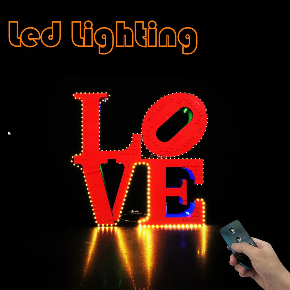 Lighting Led Kit For LEGO LOVE Art And Crafts 31214 Remote Control Version Not Include Block (Only Lighting Set)
Lighting Led Kit For LEGO LOVE Art And Crafts 31214 Remote Control Version Not Include Block (Only Lighting Set)