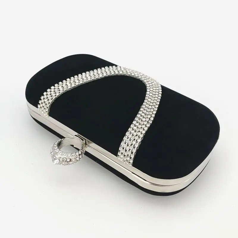 The 2025 New Velvet Diamond Bags Shiny Elegant Clutch Bag Socialites' Evening Gowns Versatile Clutch Handbags for Dinner fashion 
The 2025 New Velvet Diamond Bags Shiny Elegant Clutch Bag Socialites' Evening Gowns Versatile Clutch Handbags for Dinner fashion
