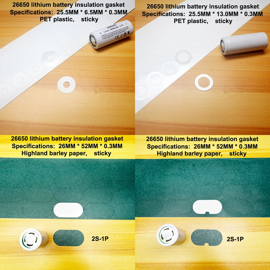 100pcs/lot 26650 lithium battery positive hollow insulation gasket 26700 battery accessories highland wheat paper pad mesons
100pcs/lot 26650 lithium battery positive hollow insulation gasket 26700 battery accessories highland wheat paper pad mesons
