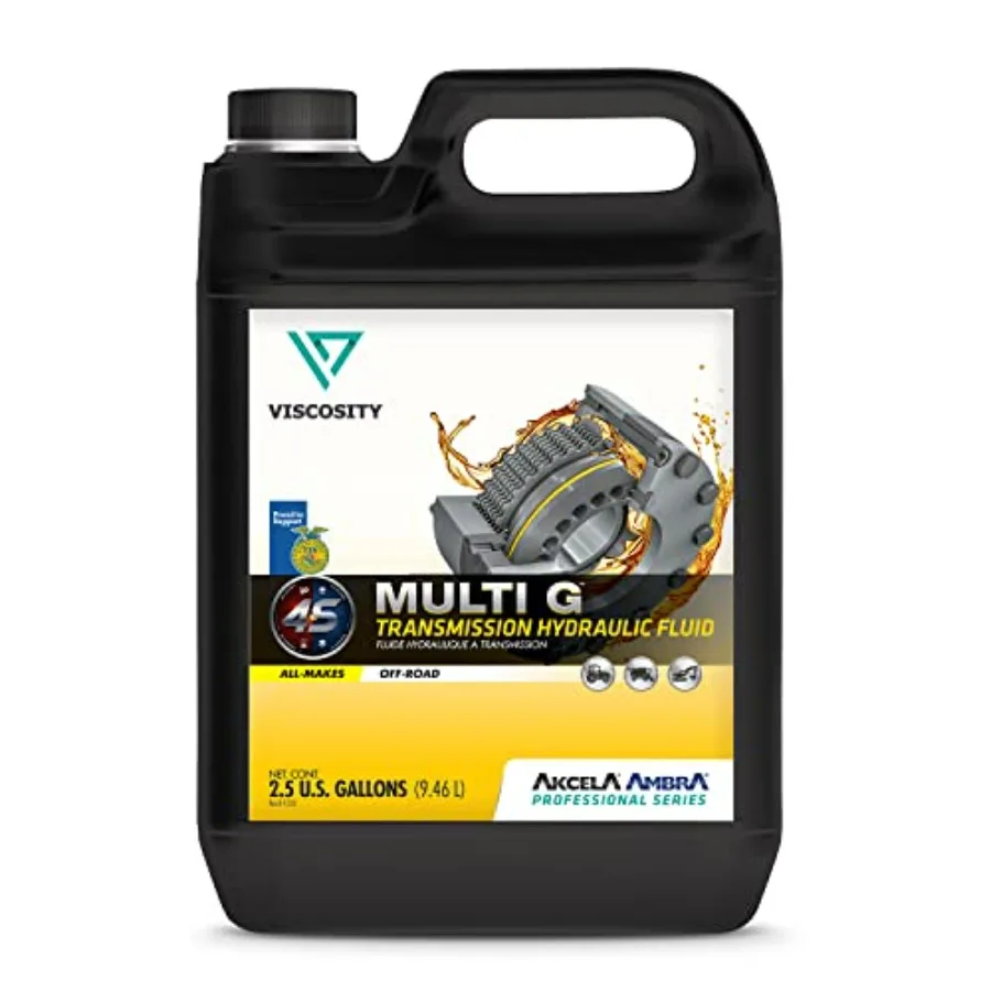 Multi G Transmission Hydraulic Fluid - Compatible with Mahindra, McCormick Tractors - 2.5 Gallons - 77462NPYUS
Multi G Transmission Hydraulic Fluid - Compatible with Mahindra, McCormick Tractors - 2.5 Gallons - 77462NPYUS