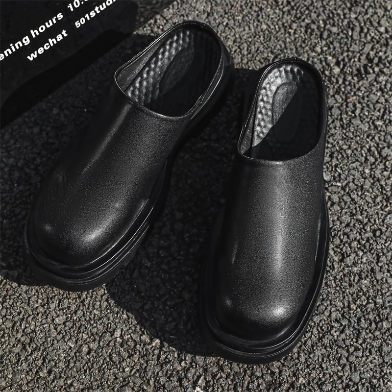 Men New Baotou Slippers with A Height Increase A Breathable High-end Feel They Are Fashionable Slippers for Lazy People
Men New Baotou Slippers with A Height Increase A Breathable High-end Feel They Are Fashionable Slippers for Lazy People