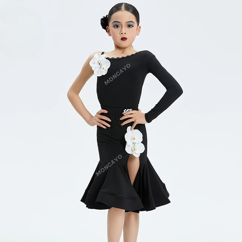 Cha Cha Tango Rumba Ballroom Latin Dance Dress Girls Child Competition Latin Dance Bodysuit Stage Dance Skirt Girl Wear Black
Cha Cha Tango Rumba Ballroom Latin Dance Dress Girls Child Competition Latin Dance Bodysuit Stage Dance Skirt Girl Wear Black