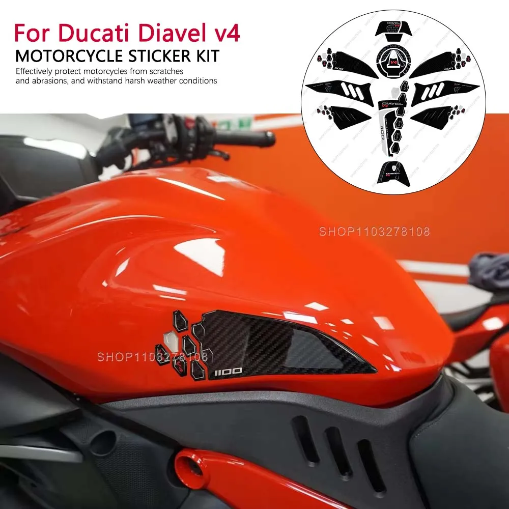 For Ducati Diavel v4 2023 3D Epoxy Resin Sticker Waterproof Anti Scratch UV Resistant Motorcycle Full Body Protection Decals Kit
For Ducati Diavel v4 2023 3D Epoxy Resin Sticker Waterproof Anti Scratch UV Resistant Motorcycle Full Body Protection Decals Kit