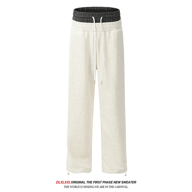 GXFortune мужские повседневные прямые брюки с завязками и высокой талией, искусственные двухсекционные цветные брюки с глазами
GXFortune мужские повседневные прямые брюки с завязками и высокой талией, искусственные двухсекционные цветные брюки с глазами